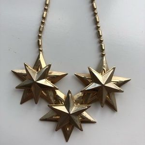 Gorgeous Auden Gold colored star necklace good cn